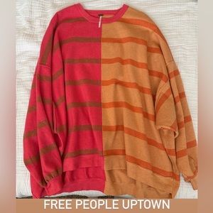 Free People Uptown Stripe Pullover